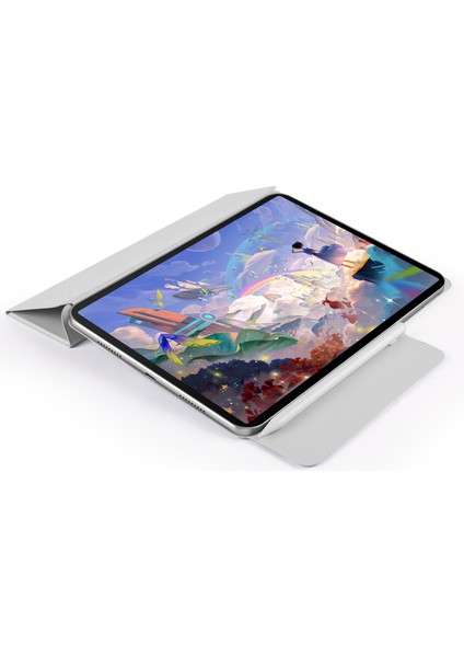 Huawei Matepad 11.5 S/matepad 11.5 Kılıf Origami Standı Manyetik Deri Tablet Kapağı-Gri (Yurt Dışından)