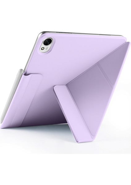 Huawei Matepad 11.5 S/matepad 11.5 Kılıf Origami Standı Manyetik Deri Tablet Kapağı-Mor (Yurt Dışından)