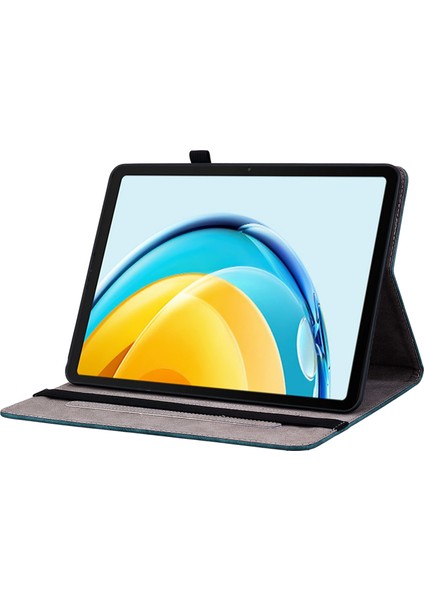 Huawei Matepad Se Için 10.4 Inç Anti-Toz Tablet Kılıfı Pu Deri + Tpu Kabuk Baskılı Tasarım Standı Kapak-Mavi (Yurt Dışından) fırsatları