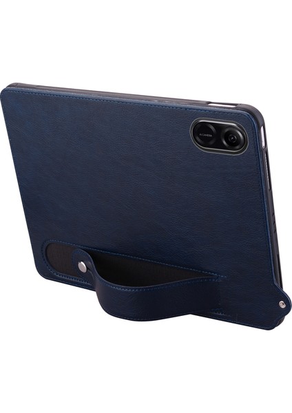 Honor Pad X8A Kılıf El Kayışı Kickstand Deri Tablet Kapak-Mavi Için (Yurt Dışından) fırsatları