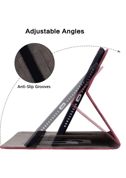 Koruyucu Kılıf Huawei Mediapad M5 Lite 10.1/mediapad C5 10 Baskılı Stand Pu Deri Kapak-Kırmızı (Yurt Dışından) fiyatları