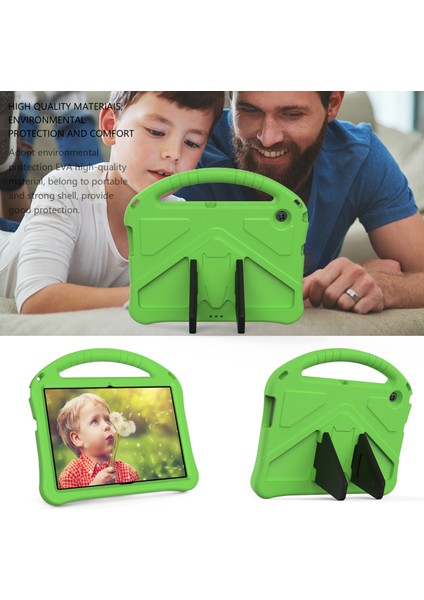 Huawei Mediapad T3 10 9,6 Inç-Yeşil Için Kalem Yuvası Saplı Anti-Şok Eva Kickstand Kılıf (Yurt Dışından) modelleri