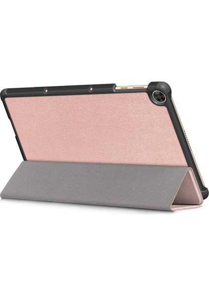 Onur Pad X8/x8 Lite/huawei Matepad T 10 Pu Deri Üç Katlı Stand Kapak Anti-Damla Tablet Koruyucu Kılıf-Gül Altın (Yurt Dışından) fırsatları