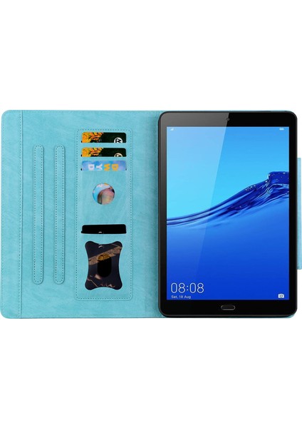 Huawei Mediapad M5 8 (8.4-Inç) Kılıf Pu Deri Folyo Standı Tablet Kapak Sevimli Manyetik Toka-Gök Mavisi (Yurt Dışından) modelleri