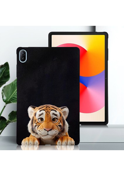 Huawei Matepad Se 11 Kılıf Desen Baskı Ince Tpu Tablet Koruyucu Kapak-Küçük Kaplan Için (Yurt Dışından)