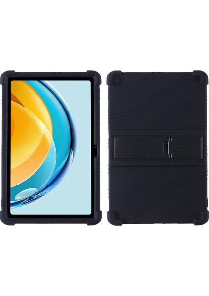 Huawei Matepad Se Için 10.4 Inç 2022 Darbeye Dayanıklı Tablet Kapak Kickstand-Siyah ile Yumuşak Silikon Kılıf (Yurt Dışından)