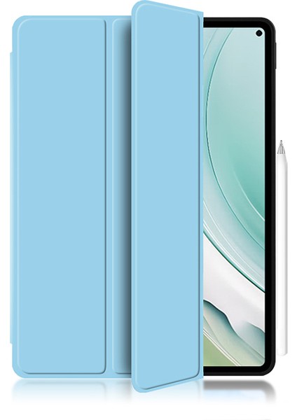 Huawei Matepad Pro 11(2024)PU Deri Kılıf Otomatik Uyandırma/uyku Üç Katlı Stand Tablet Kapağı-Mavi (Yurt Dışından) modelleri