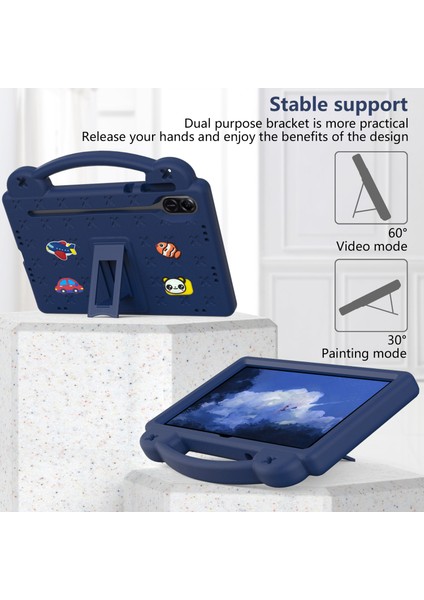 Onur Pad X9/pad X8 Pro Eva Kılıf Kickstand Anti-Damla Çocuklar Tablet Kapak-Lacivert (Yurt Dışından) modelleri