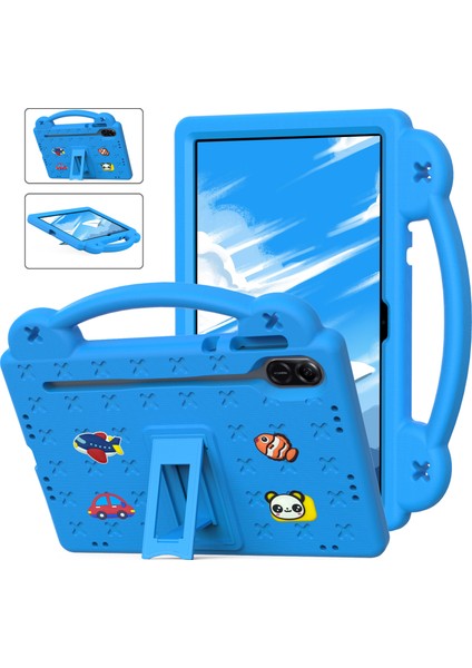 Onur Pad X9/pad X8 Pro Eva Kılıf Kickstand Anti-Damla Çocuklar Tablet Kapak-Mavi (Yurt Dışından)