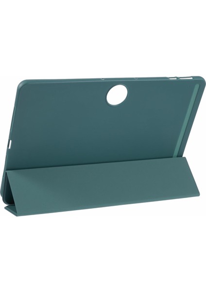 Honor Pad 9 Kılıf Çizilmez Pu+Silikon Üçe Katlanmış Stand Tablet Kapağı-Siyahımsı Yeşil (Yurt Dışından) indirimleri