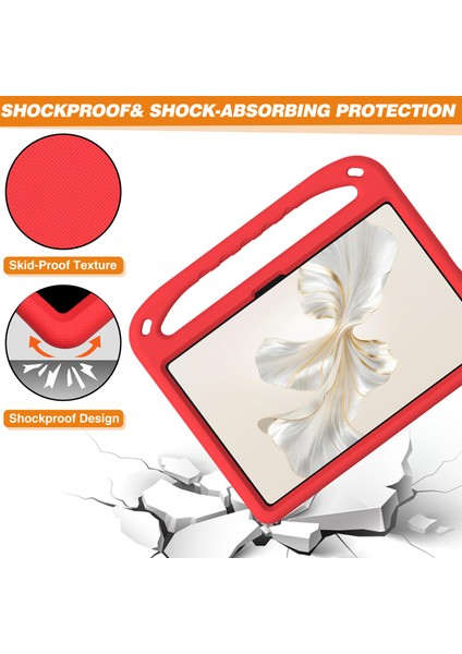 Honor Pad 9 Kılıf Eva Kolu Kickstand Tablet Kapağı-Kırmızı (Yurt Dışından) indirimleri