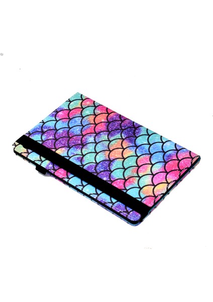 Desen Baskı Tablet Standı Kılıf Huawei Matepad T 10 S 10.1 Inç/matepad T 10 9.7 Inç Anti-Damla Kapak Elastik Bant-Dalgalı Desen (Yurt Dışından)
