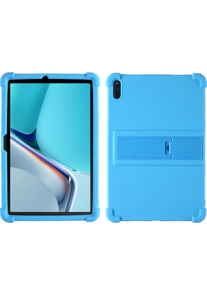 Huawei Matepad 11(2021) Için Koruyucu Kapak,pc Kickstand Düşme Önleyici Yumuşak Silikon Tablet Kılıfı-Gök Mavisi (Yurt Dışından)