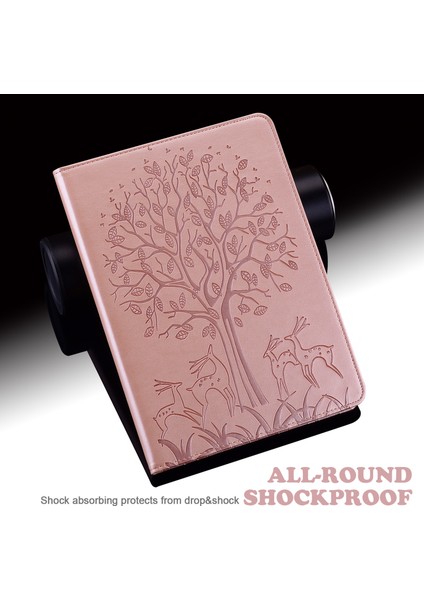 Honor Pad X9 Kılıf Için Pu Deri Ağacı Geyik Desen Katlanır Stand Tablet Kapak-Gül Altın (Yurt Dışından) modelleri