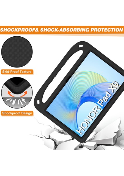 Onur Pad X9/x8 Pro Eva Kılıf El Kavrama Kickstand Çocuklar Tablet Kapak-Siyah (Yurt Dışından) indirimleri