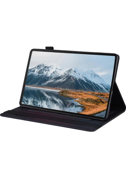 Honor Pad X8A Kılıf Pu Deri Iş Folio Koruyucu Tablet Kapak Kart Tutucu-Siyah Için (Yurt Dışından) modelleri