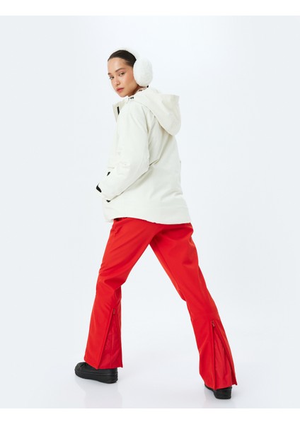 Içi Polarlı Su Geçirmez Kemerli Cepli Kayak Pantolonu fiyatları