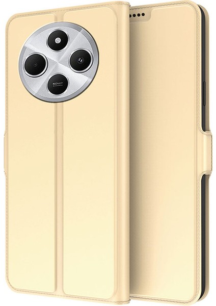 Xiaomi Redmi 14C 4g Tpu Iç Kabuk Deri Telefon Kapak Kart Yuvası (Yurt Dışından)