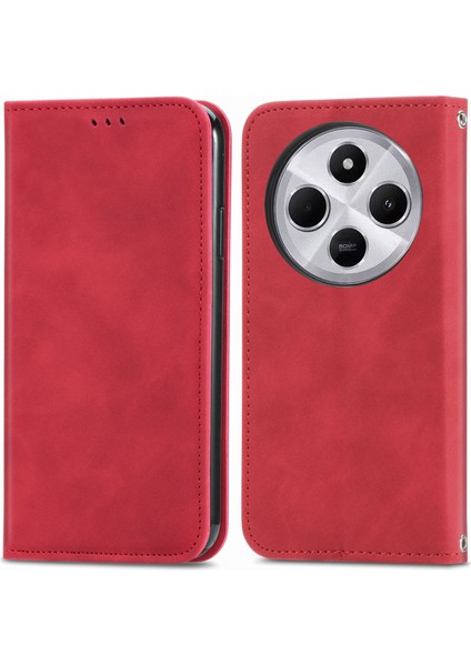 Xiaomi Redmi 14C 4g Cilt Dokunmatik Duygu Kart Tutucu Telefon Kapağı Için (Yurt Dışından)