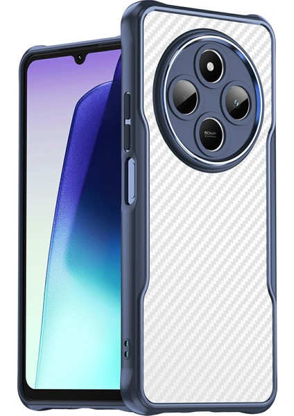 Redmi 14C 4g Karbon Fiber Doku Tpu + Pc Telefon Kapağı Için (Yurt Dışından)
