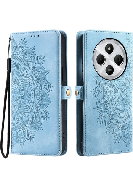 Xiaomi Redmi 14C 4g Skin Feel Cüzdan Deri Telefon Kılıfı Için (Yurt Dışından)