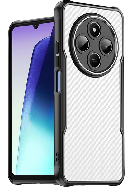 Redmi 14C 4g Karbon Fiber Doku Tpu + Pc Telefon Kapağı Için (Yurt Dışından)