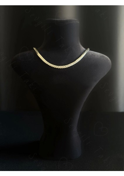 Snake Model Choker Çelik Zincir Kolye -Choker Serisi
