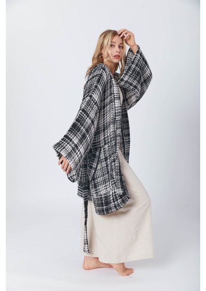 Ekose Waffle Kimono