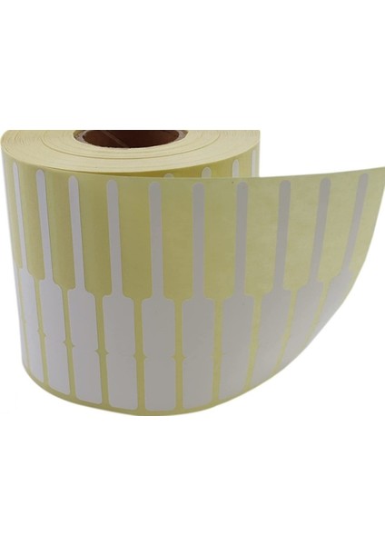 Kuyumcu Etiketi Opak Pp 10X72MM Kuyruklu