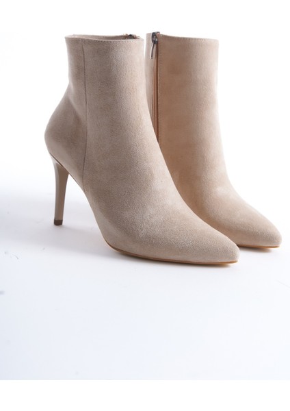Ten Süet Bootie Ince Topuklu Bot - Nairobi