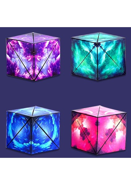 3D Çeşitli Geometri Uzaylı Manyetik Sihirli Küp Manyetik (Yıldızlararası Mavi) Mavi (Yurt Dışından) fiyatları