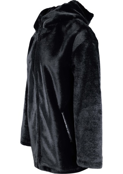 Kadın Peluş Siyah Kumaş Mont Deri Mont 415 178 Byn Pelus SK24/25 Sıyah Pelus fiyatları
