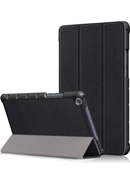 Huawei Mediapad M5 Siyah Için Custer Texture Deri Kılıf (Yurt Dışından)