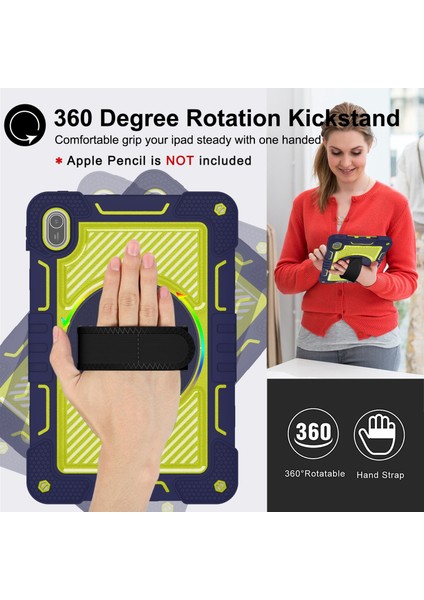 Pc + Silikon Tablet Kılıfı Huawei Matepad Se 11 Lacivert + Sarı Yeşil (Yurt Dışından) fiyatları
