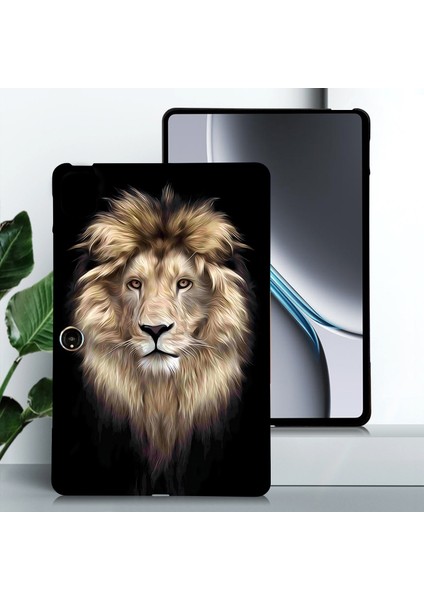 Oppo Pad Neo / Pad Air2 Lion Için Boyalı Tpu Tablet Kılıfı (Yurt Dışından)