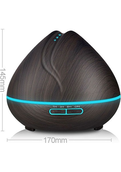 Şeftali Şekli Ahşap Tahıl Uzaktan Kumandalı Ultrasonik Nemlendirici Stil 4 (Yurt Dışından) fiyatları