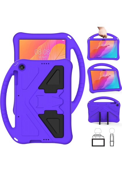 Eva Düz Düşme Önleyici Koruyucu Kılıf Shl Huawei Enjoy Tablet 2 10.1 Mor (Yurt Dışından)