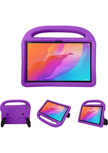 Huawei Matepad T10S 10.1 / T10 9.7 Mor Için Serçe Stili Eva Kapak (Yurt Dışından)