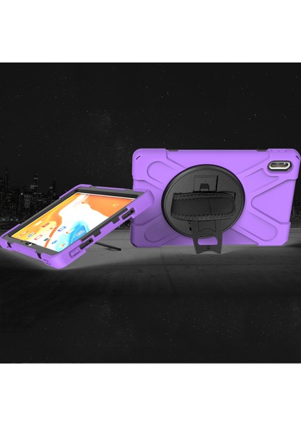 Huawei Matepad 10.4 Inç Silikon+Pc Koruyucu Kılıf Mor Için (Yurt Dışından) fırsatları
