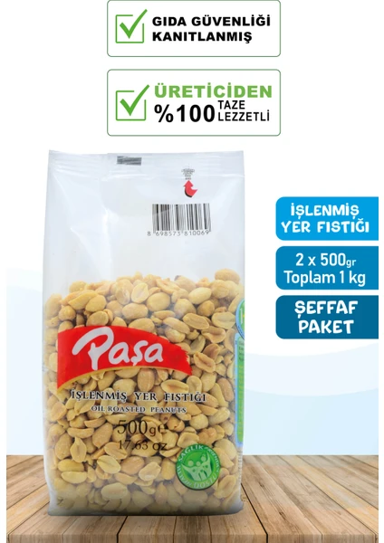 Paşa Kuruyemiş Işlenmiş Yer Fıstığı 1 kg