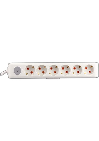 Multi-Let 6lı Anahtar-Topraklı Kablolu Ç.k 2m Priz