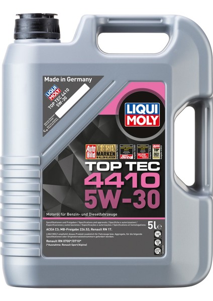 Top Tec 4410 5W-30 5lt Motor Yağı (Üretim Tarihi:2024)