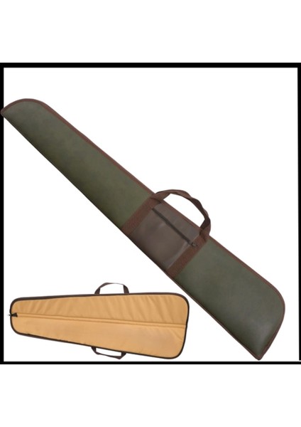 Uyguna-Yakala Koyu Haki -71 Namlu Tüfek Kılıfı Cepli - 056-KH71