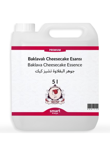 Premium Baklavalı Cheesecake Esansı 5 Litre