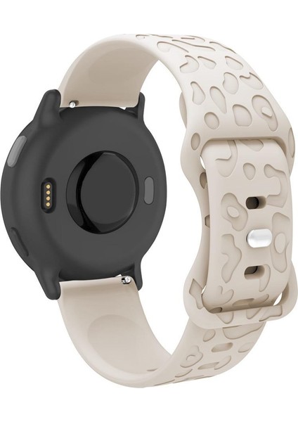 Samsung Galaxy Watch 7 6 5 4 Uyumlu Leopar Desenli 20MM Silikon Kordon modelleri