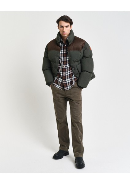 Erkek Kahverengi Regular Fit Düğmeli Yaka Logolu Gömlek 3240216.220 fırsatları