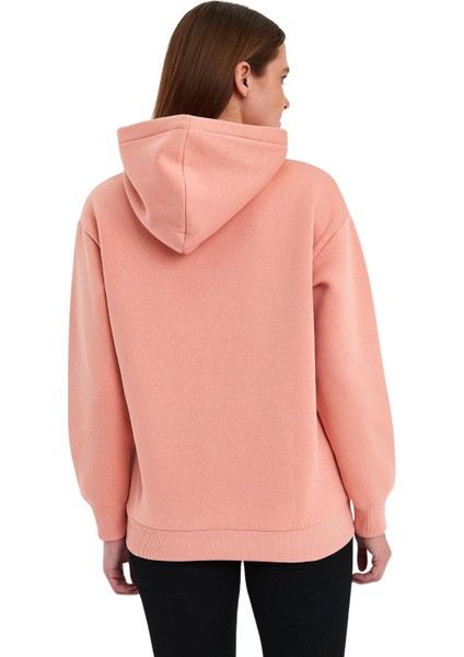 Unisex Baskılı Şarbonlu Kapşonlu Sweat modelleri