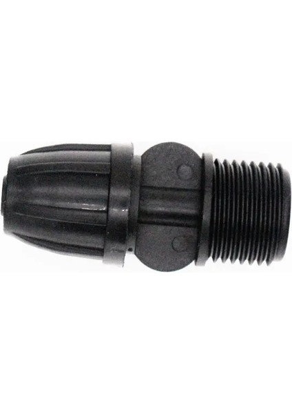 1/2 "erkek Konu 3/8" Kilit Microtube Uydurma Düz Konnektör Damla Sulama Parçaları Yağmurlama Spraers Hortum Aksesuarı 10 Adet