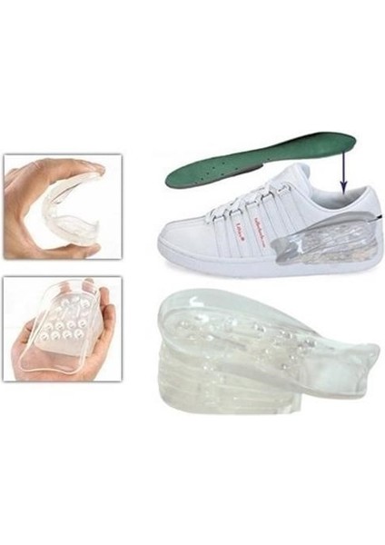 10 Adet Ayakkabı Anatomik Ortapedik Silikon Tabanlık