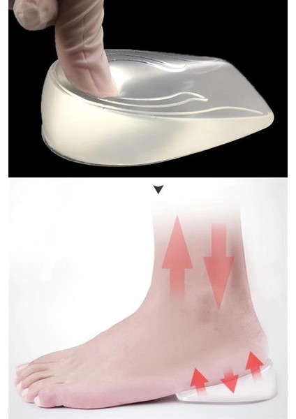 10 Adet Ayakkabı Anatomik Ortapedik Silikon Tabanlık